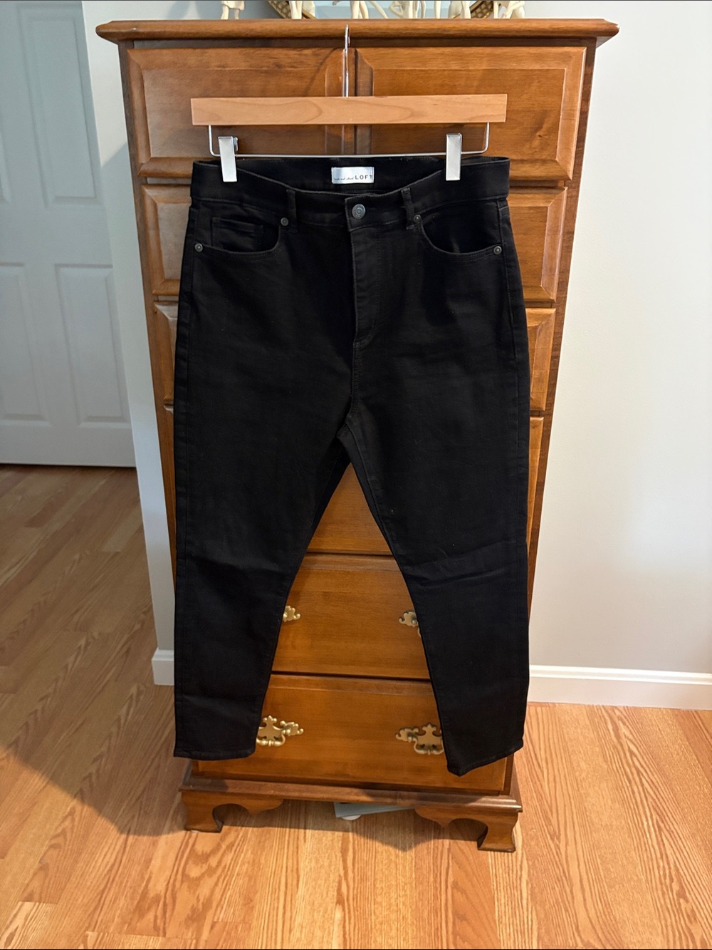 LOFT Black Skinny Jeans for Women
